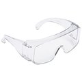 3M Safety Glasses, OTG Gray Polycarbonate Lens, Uncoated, 20PK TGV01-20